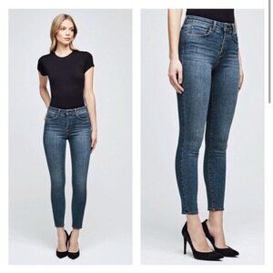 L’agence Marguerite High Rise Skinny Jeans Medium Wash New Vintage Size 25